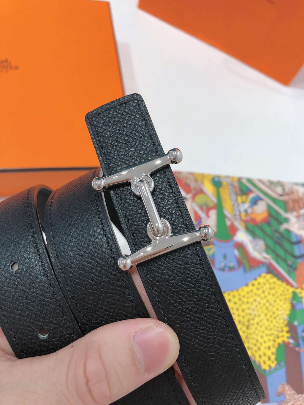 H**mes belts 24mm